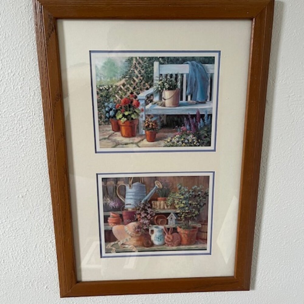 Country Art with a garden theme